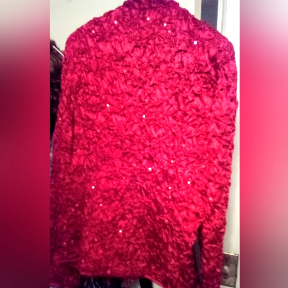 Red beaded jacket